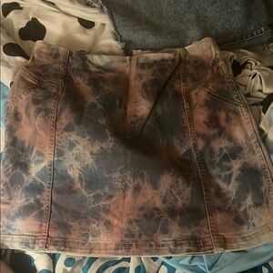 Wild Fable red and white and blue denim Mini Skirt